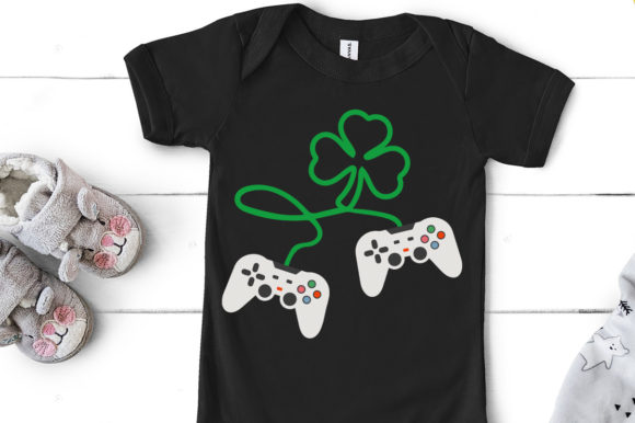Download Video Gamer Shamrock, St Patrick's Day - Video game Collection