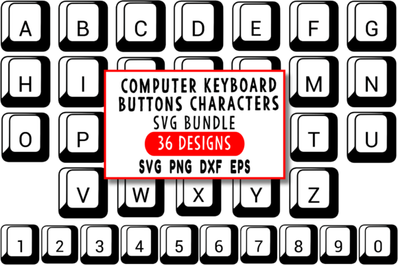 Download Computer Keyboard Buttons Characters SVG - Computer Collection