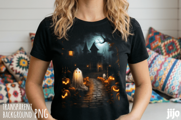 Download Ghost Pumpkin Halloween Haunted PNG - Haunted png Collection