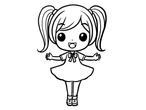 Download Cartoon Drawing Live Art Little Girl - Live Collection